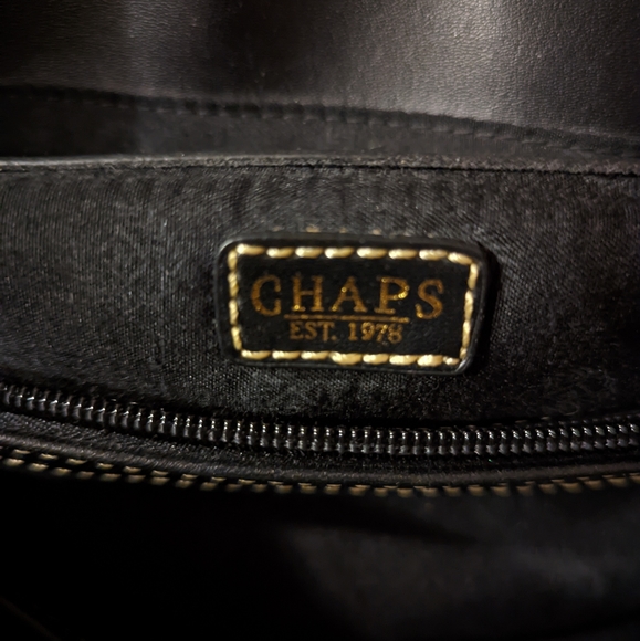 Vintage Chaps Black Fabric Purse - Picture 4 of 4